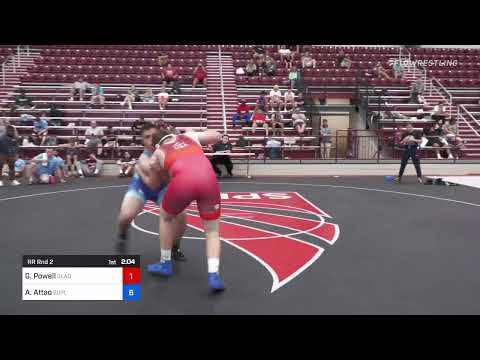 130 Kg Rr Rnd 2 - Gary Powell, Gladiator Wrestling Club Vs Aden Attao, Suples Wrestling Club Dcd1