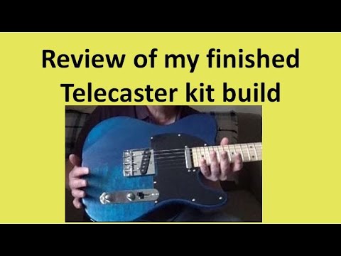 Quick review of my completed Telecaster Kit build from Coban Guitars