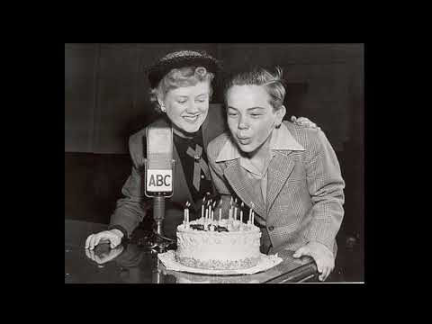Bobby Driscoll's radio appearance on the show Comic Weekly Man