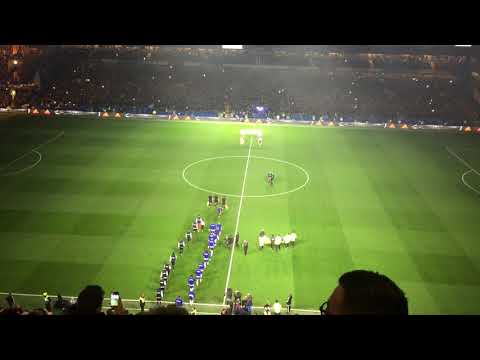 20161126 Chelsea vs Spurs player entrance