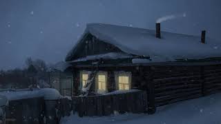 Winter in the Russian outback┇Howling Wind &