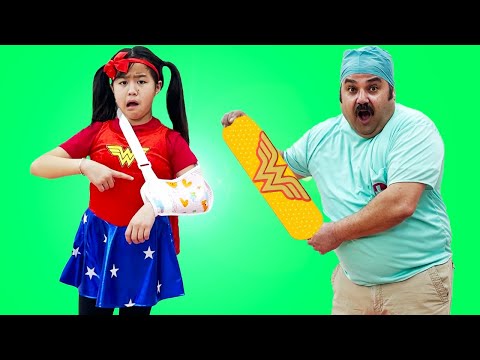Jannie Pretend Play Doctor Checkup Toys | Funny Kid Video