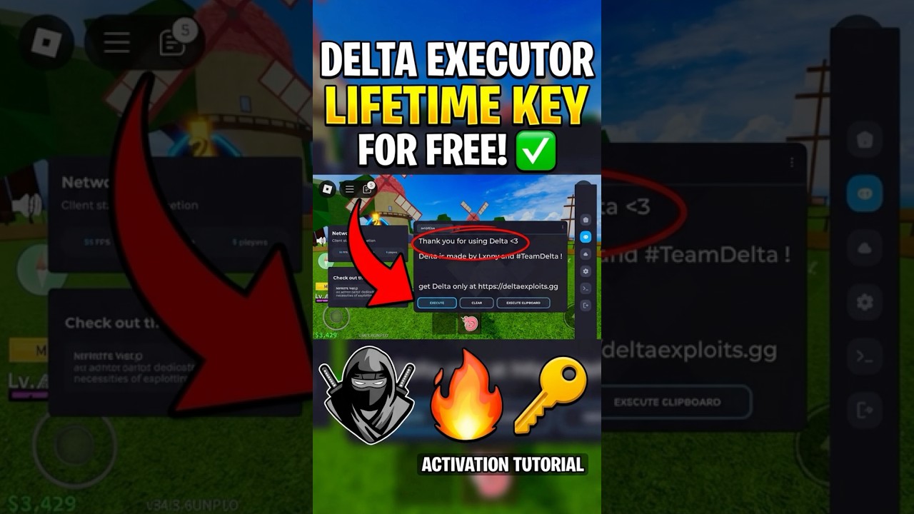 🔥 DELTA EXECUTOR LIFETIME KEY for FREE ✅ Get Delta Lifetime Key FREE | Activation Tutorial