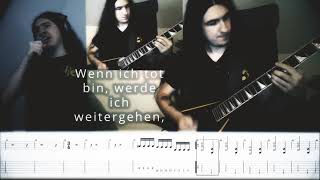 Todeswalzer - Windir  - Guitar, Vocal Cover w/ tab, lyrics