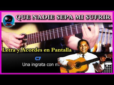 Que nadie sepa mi sufrir - Julio Jaramillo