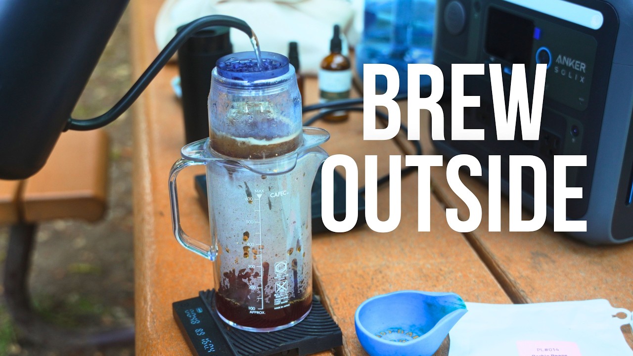 One Way to Brew Coffee Outside