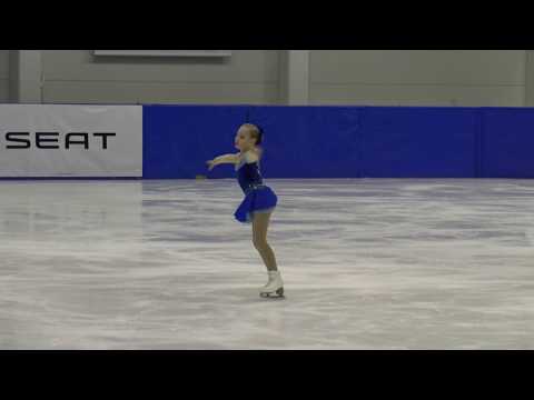 12. Santa Claus Cup 2018: Angel Delevaque (NED) - FS Cubs Girlsd ISU 8 Free Skating