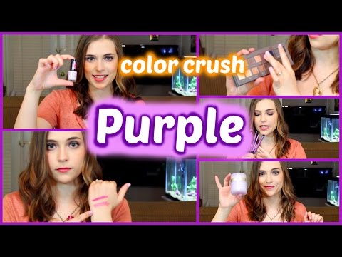 Color Crush: PURPLE eyes, lips, nails, and more! Video