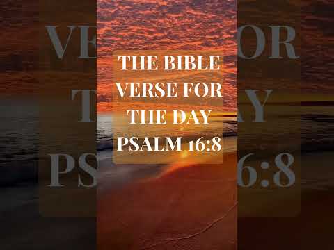 I Shall Not Be Moved 🙌 | Psalm 16:8  #bibleverseoftheday