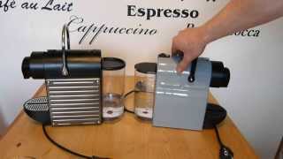 Nespresso INISSIA im Vergleich zur PIXIE