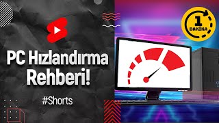 1 dakikada PC hızlandırma nasıl yapılır #shorts