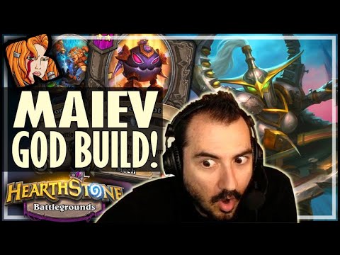 THE MAIEV GOD BUILD?! - Hearthstone Battlegrounds