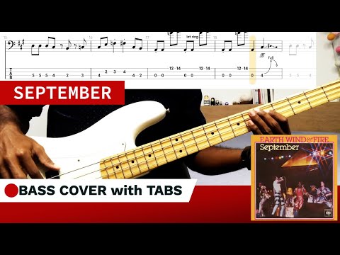 September - Earth Wind & Fire (BASS COVER + TABS)