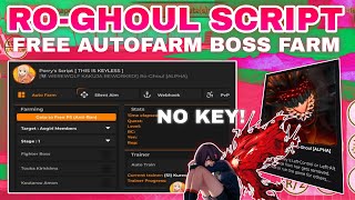 [New]🎃Ro-Ghoul Script Pastebin Auto-Training Farm Aogiri/Investigator | Farm all Bosses Aimbot Skill