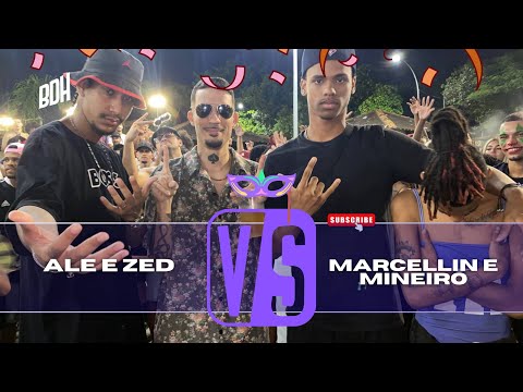 (MESTRES NO ATAQUE 🔥) ALE E ZED X MARCELLIN E MINEIRO - 1ª FASE - BDH229