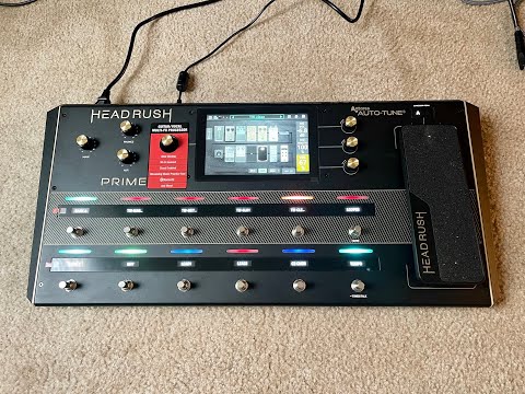 Headrush Prime Pedalboard demo No Talking