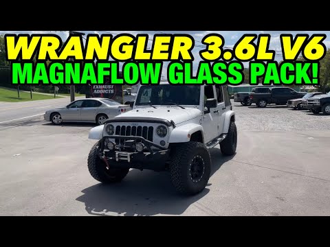 Thumbnail for 2015 Jeep Wrangler V6 Dual Exhaust w/ MAGNAFLOW GLASS PACK & LOOP DELETE! by Jeep, Car