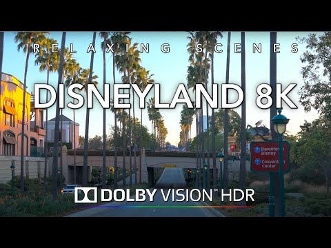 Driving to Disneyland in 8K HDR Dolby Vision - Downtown Los Angeles to Disneyland Anaheim