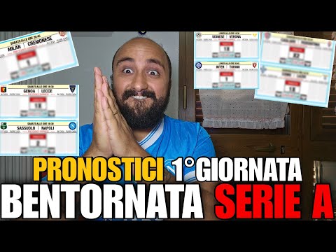 SERIE A PREDICTIONS 1ST MATCHDAY 🔥 WATCH OUT FOR SASSUOLO NAPOLI COMO LAZIO AND ROMA BOLOGNA