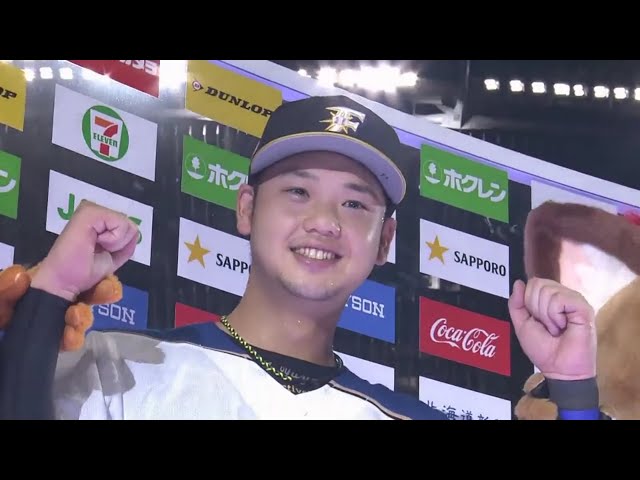 ファイターズ・谷口選手ヒーローインタビュー 2019/7/31 F-E