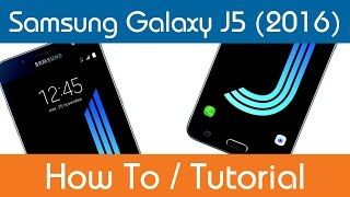 How To Set A Password Lock - Samsung Galaxy J5