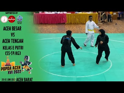 Semi Final|MAHARAN AYUNATUN KAMILAH(Red) VS LISA AMALIA(Blue)|POPDA ACEH XVI 2022 AcehBarat Kls E PI