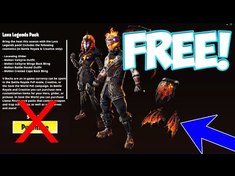 HOW TO GET LAVA LEGENDS PACK FOR FREE in FORTNITE (ALL PLATFORMS)