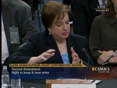On 2nd Amendment, Kagan Won't Say Whether She Believes in Natural Rights