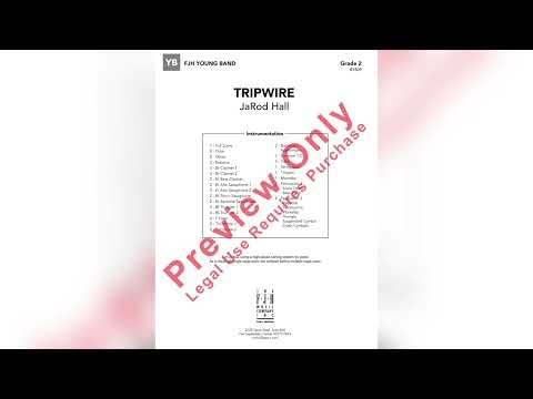 Tripwire - JaRod Hall (Studio Recorded Percussion)