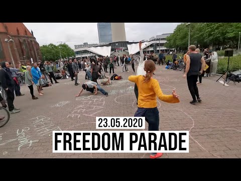 23.05.2020 Freedom Parade Berlin Alexanderplatz Teil 8