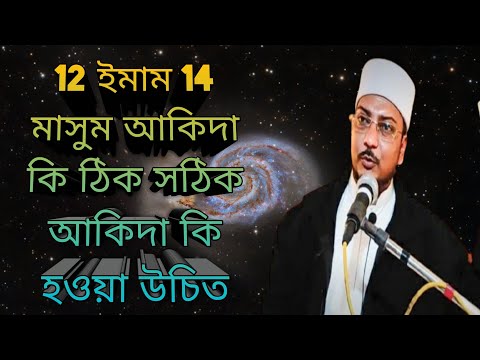 12 ইমাম 14 মাসুম আকিদা কি ঠিক সঠিক আকিদা কি হওয়া উচিত