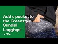Adding A Pocket To The Greenstyle Sundial Leggings
