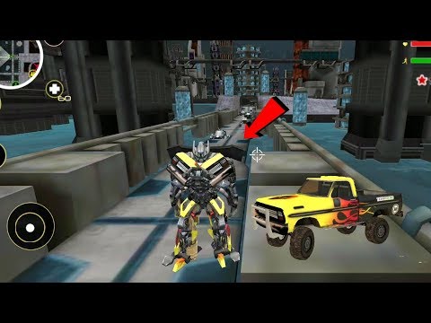 Robot City Battle (Transformer Pickup Robot) - Vegas Crime Simulator Transformer Robots Unlocked