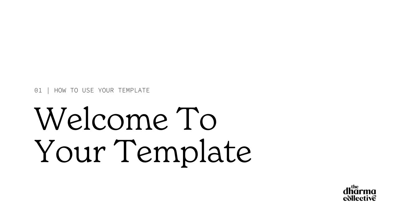 Yoga Studio Website Template - Welcome
