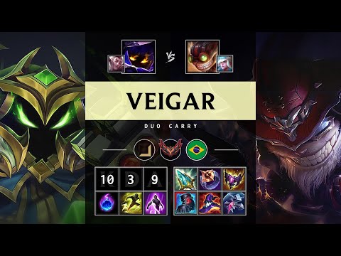 Veigar Carry vs Ziggs - BR Grandmaster Patch 25.18