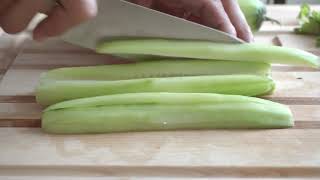 Grilled Avocado Cucumber Salad