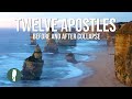 Great Ocean Road, 12 Apostles, Before and After Collapse