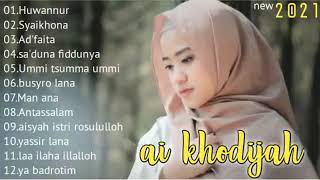 Download lagu HUWANNUR Ai Khodijah Full Album Terbaik Terbaru 2021| Sholawat Bikin Hati Adem Pikiran Tenang mp3