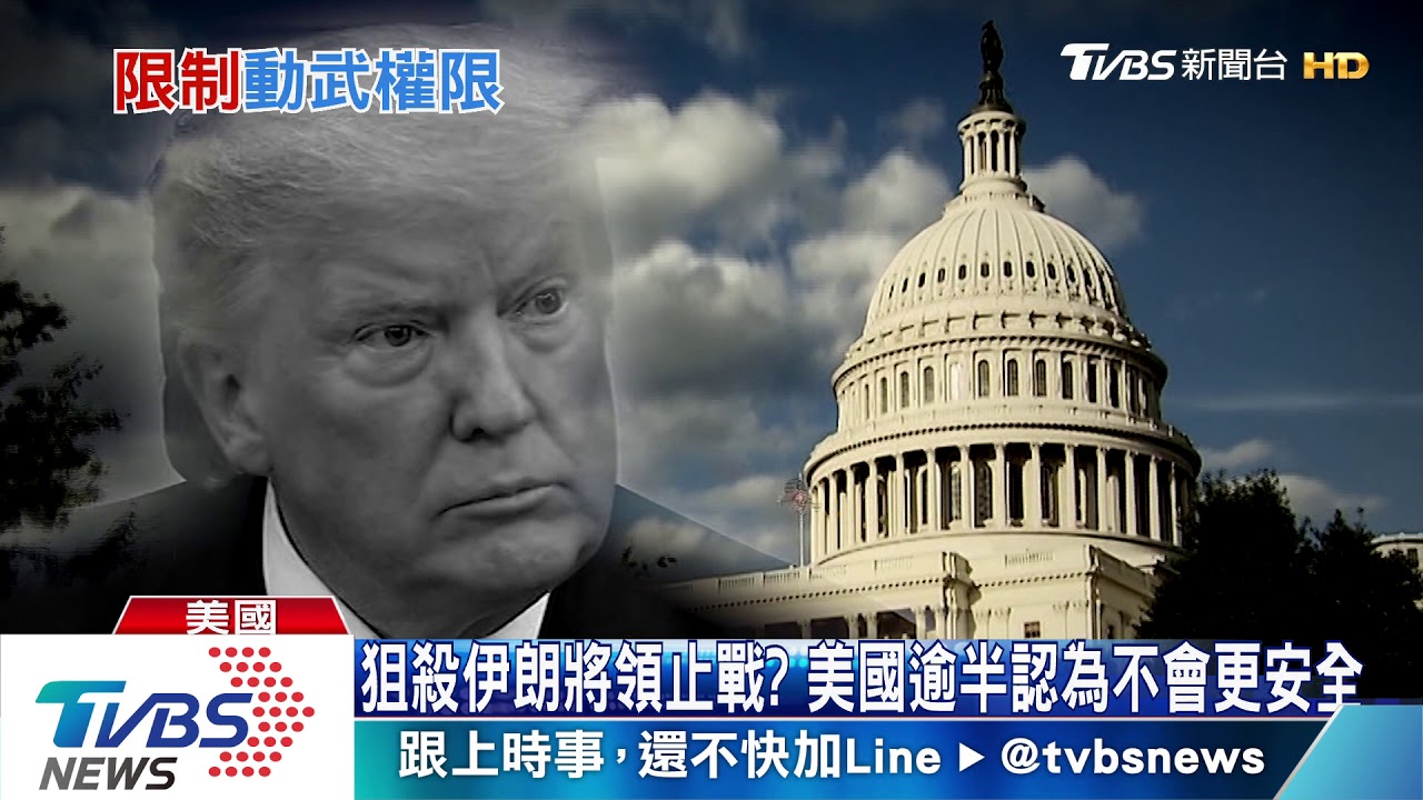 想打伊朗先問國會　美眾院限制川普動武權