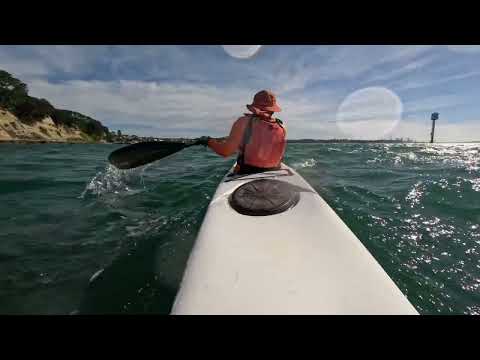 Choppy sea - NK Breeze surfski