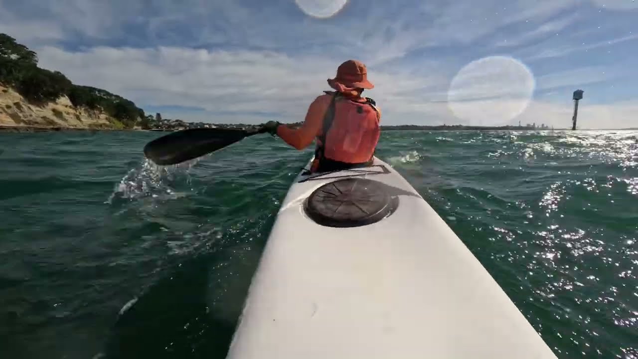 Choppy sea - NK Breeze surfski