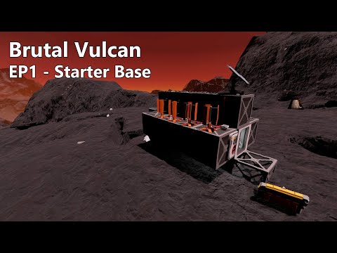 Stationeers (Beta): Brutal Vulcan, EP1 - Starter Base