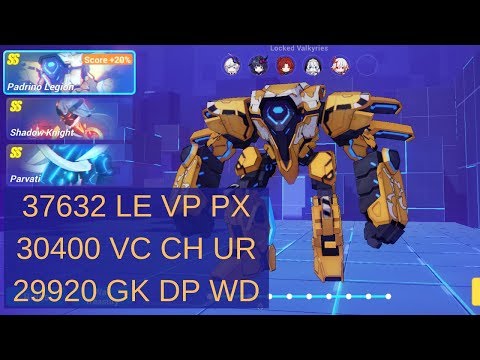 [HI3 SEA] Memorial W53 - Padrino (37632), Shadow Knight (30400), Parvati (29920)