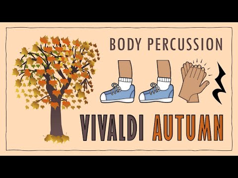 Vivaldi’s Autumn Easy Body Percussion Play-Along (Hip-Hop Version for Kids!)