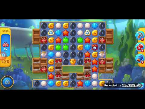 fishdom gameplay / level 5950 / It is like the ads? / thank you