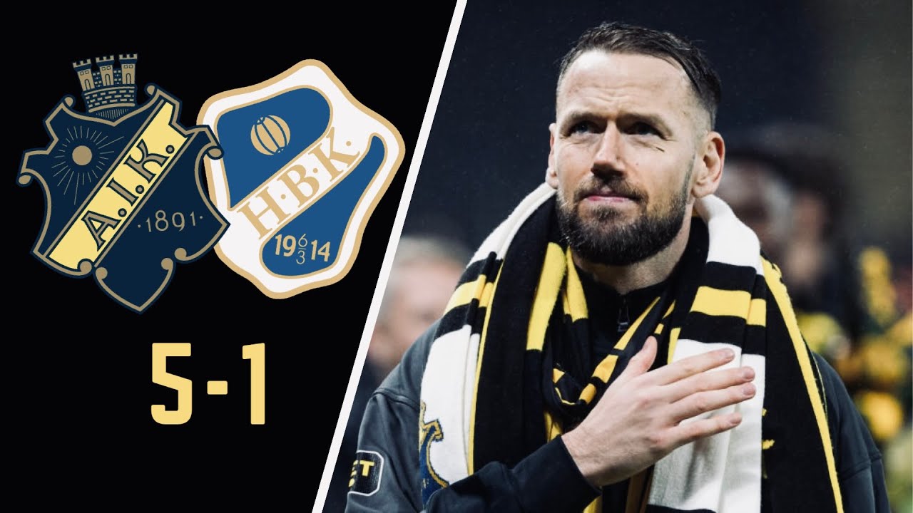 MATCHFILMEN: AIK - Halmstads BK | Allsvenskan 2024 Omgång 30