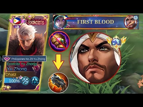 FINALLY FOUND A PRO KHALEED USER IN EXP LANE! | YU ZHONG PASSIVE ABUSE - MLBB