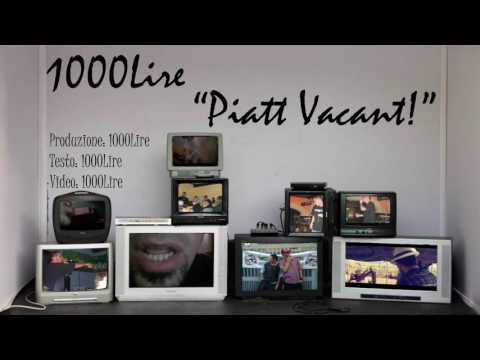 1000Lire - Piatt Vacant!