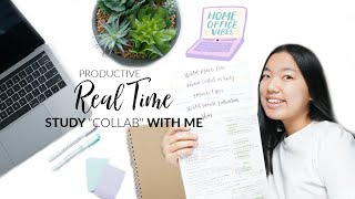 Productive Real Time Study COLLAB With Me