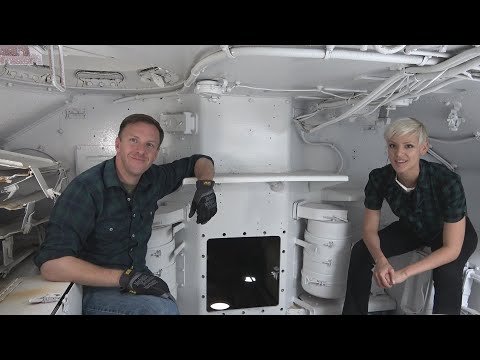 Crew positions and interior features of the last T28 / T95 American superheavy tank